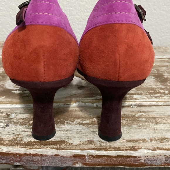 👠Colorful suede Via Spiga heels sz 9 1/2. These heels are amazing 🤩🤩 👠 - Picture 8 of 8